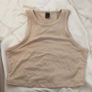 COPY - High Neck Cropped Tank Top